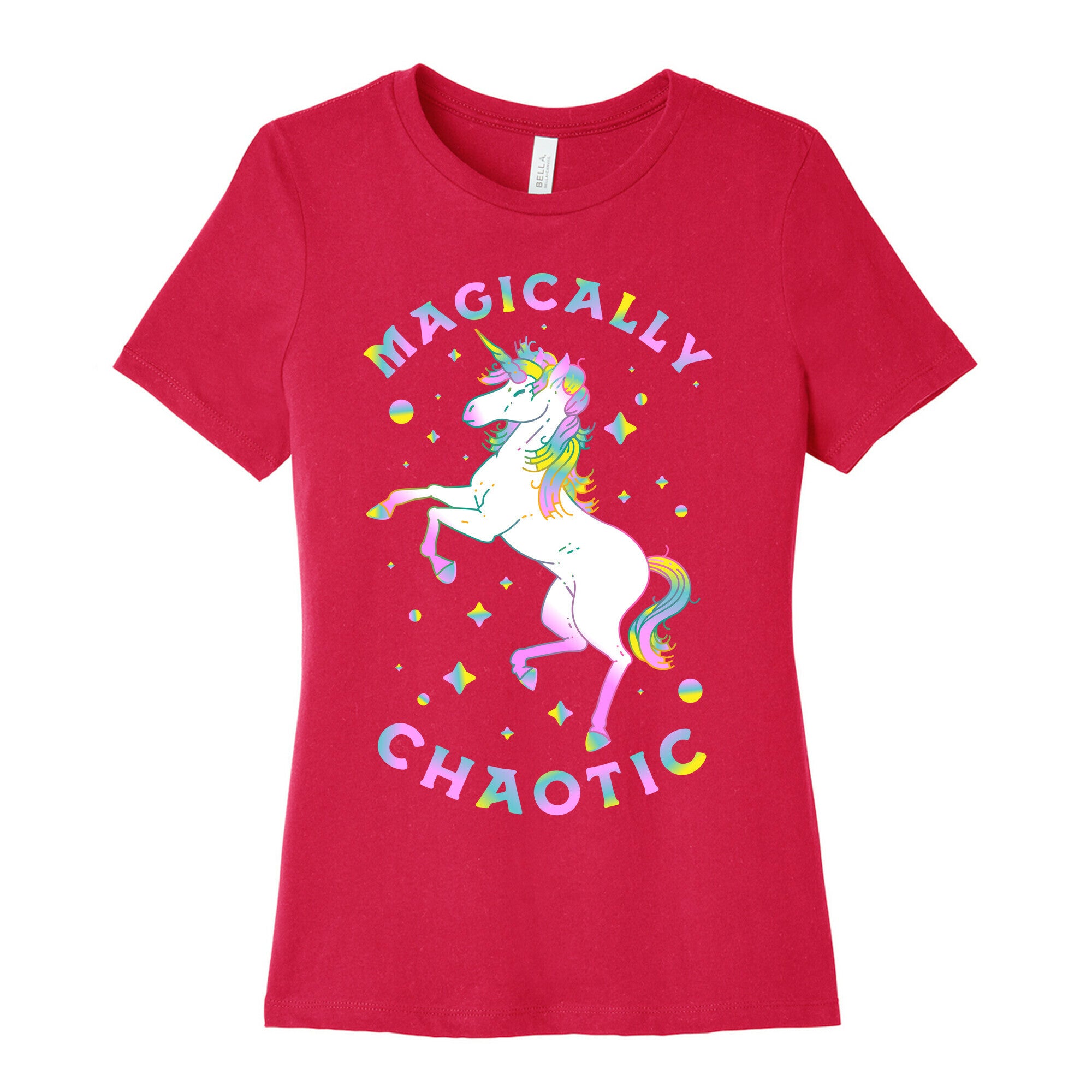Magically Chaotic Unicorn Women's Cotton Tee